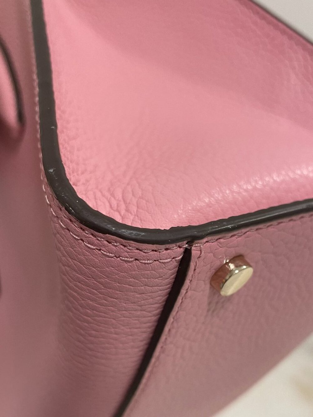 Kate Spade, Rowe, zip-top satchel, Pink pebbled leather with tassels EUC - Picture 13 of 16
